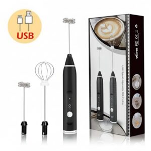 2-in-1 Rechargeable Coffee Beater & Milk Frother