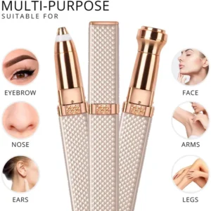 2-in-1 Flawless Hair Remover & Eyebrow Trimmer